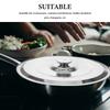 Stainless Steel Universal Pot Lid 32Cm - 12.58 Inch Metal Pan Cover for Frying Pan Saucepan Stock Pot Cooking with Heat