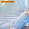 Car Repair Spray Paint Maskin Film Automotive Painters Tape Plastic Drop Cloth Sheeting No Residue for Painting