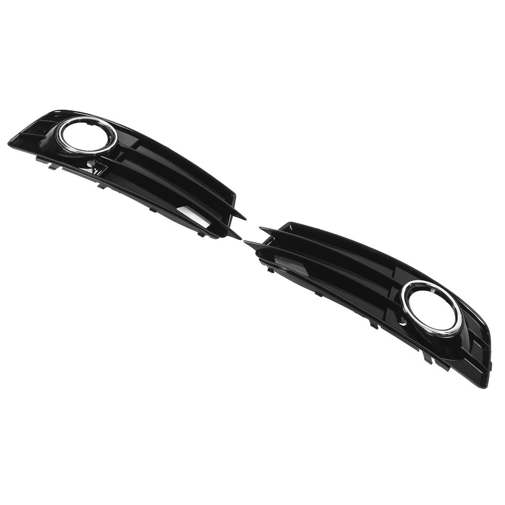 Front Bumper Fog Light Lower Grille Cover Trim Electroplated 8P0807682 Replacement for A3 8P 2009‑2012
