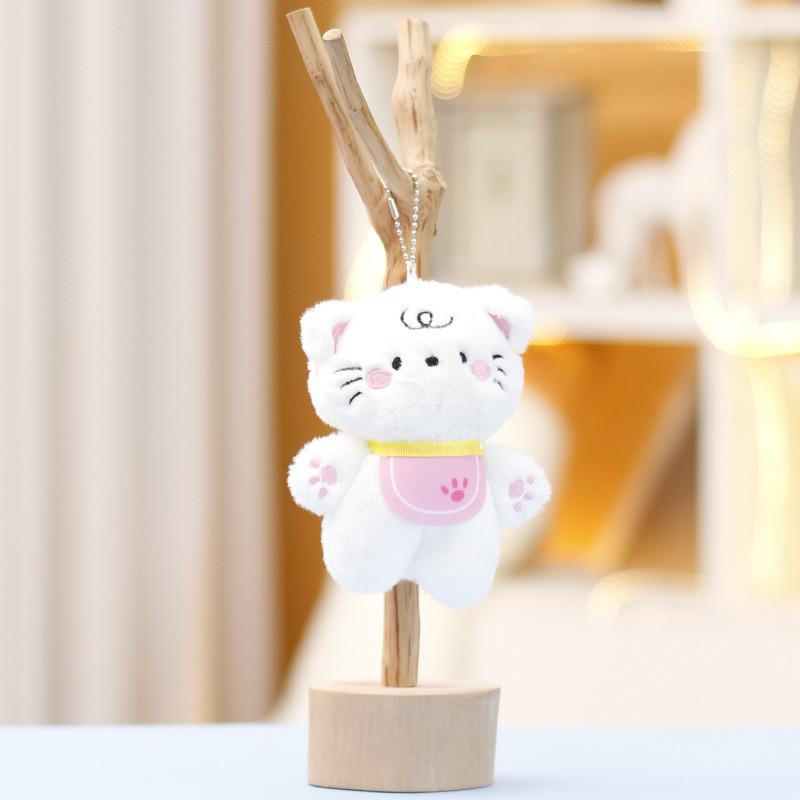 Bear Panda Brown Cat Elephant Rabbit Plush Keychain Toys Cartoon Doll Gifts