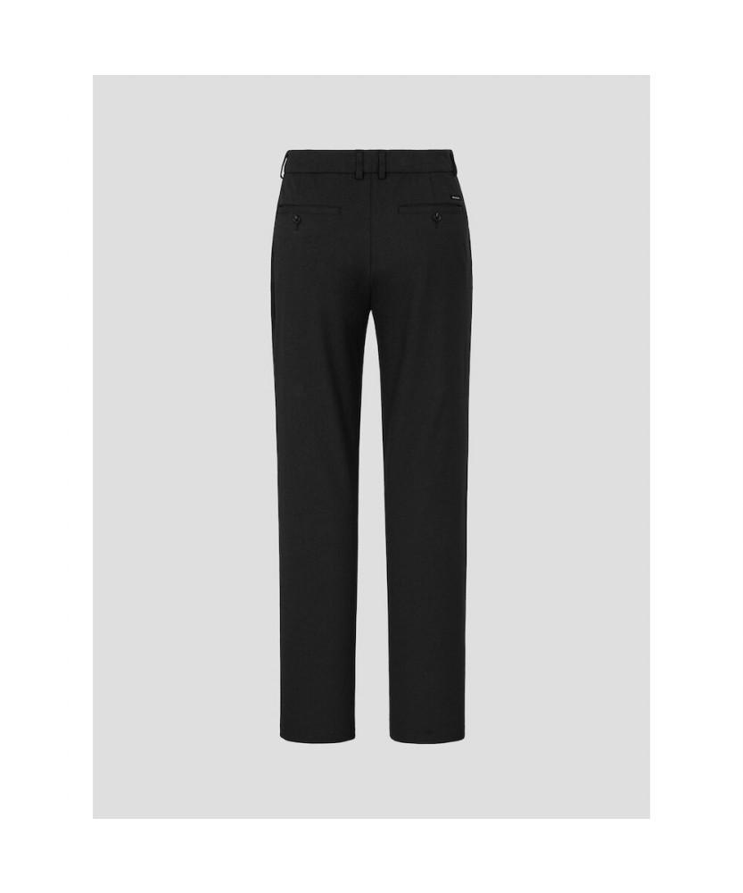 Binpolmen Linen Blend Oxford Standard Fit Pants Black