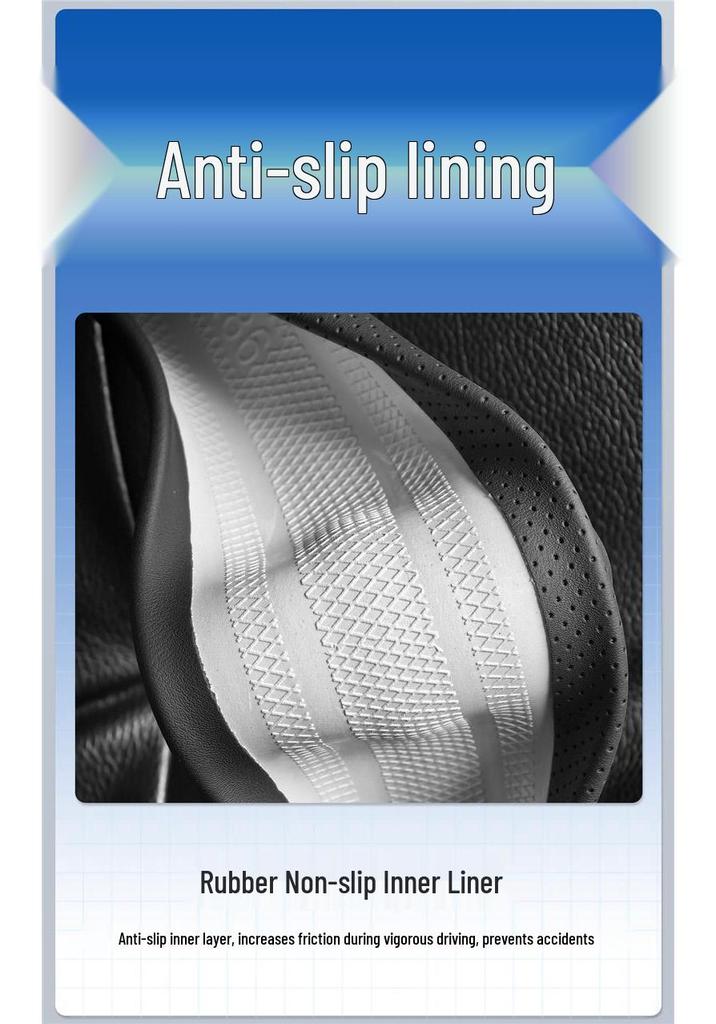 Ultra-Thin Leather Steering Wheel Cover for Toyota Prius 7 (700max, 710) - Interior Upgrade