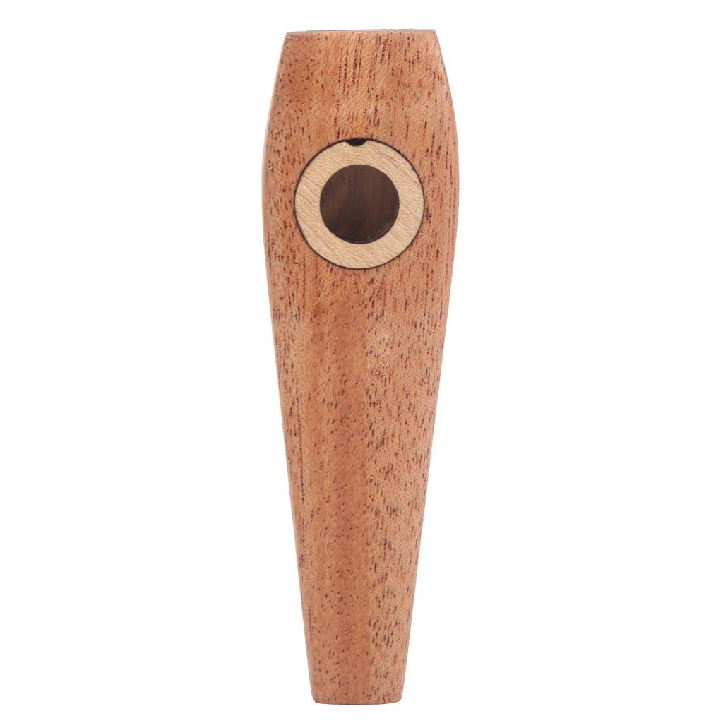 Wood Kazoo Flute Wooden Harmonica Guitar Accompaniment Diaphragm Mouth Music Wind Instrument