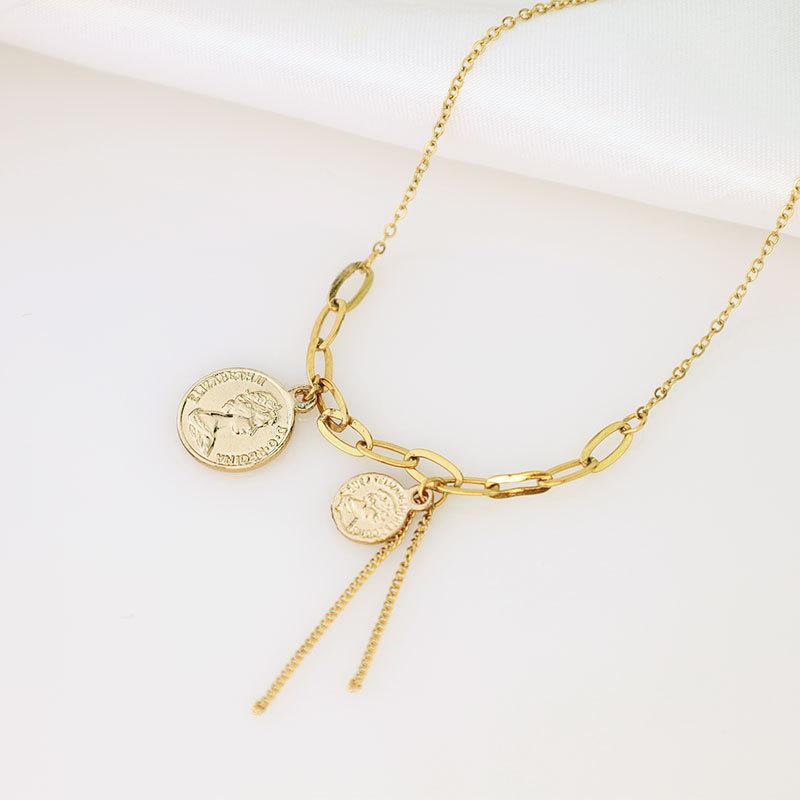 Round Brand Queen Bracelet Wind Niche Design High-End Bracelet Women'S 18K Gold