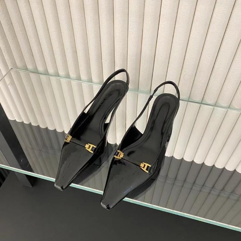 Fashion 2025 Women Flats Slingbacks Sandals Fashion Pointed Toe Pumps Soft Sole Slip-on Casual Thin Shoes Comfortable Lady Work Shoes