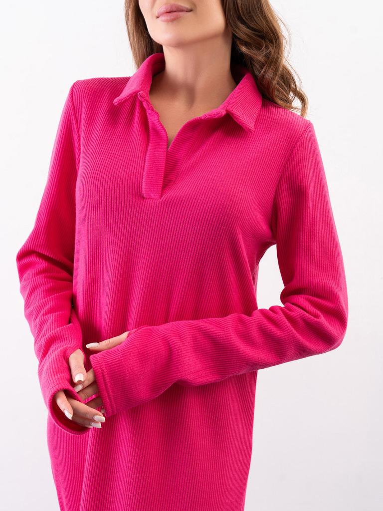 Long Dress with Polo Collar ISSA PLUS