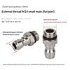 M14 X 1.5 Male Female Quick Connect Set Leak Proof Rust Resistant for DIY Home Garden Pressure Watering System Install