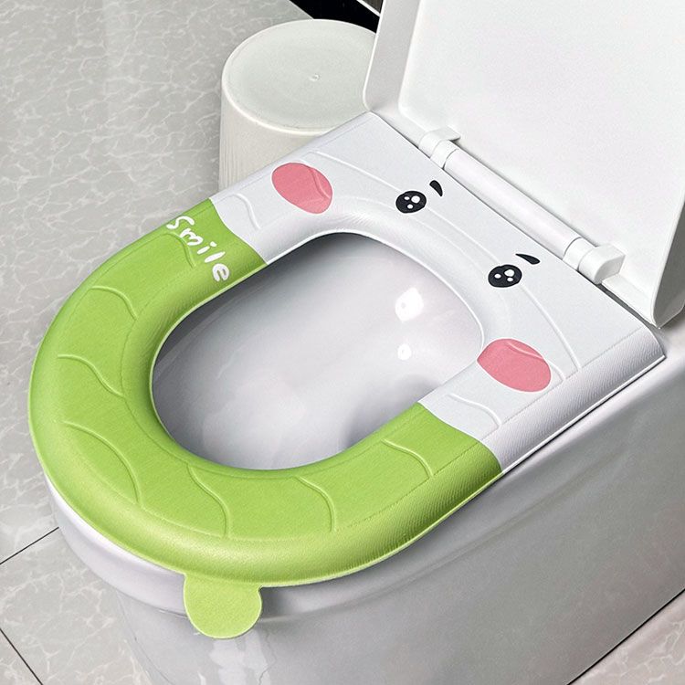 Eva Toilet Seat Waterproof All-weather Universal Silicone Foam Toilet Seat Printed Toilet Seat Bacteria Isolation Free