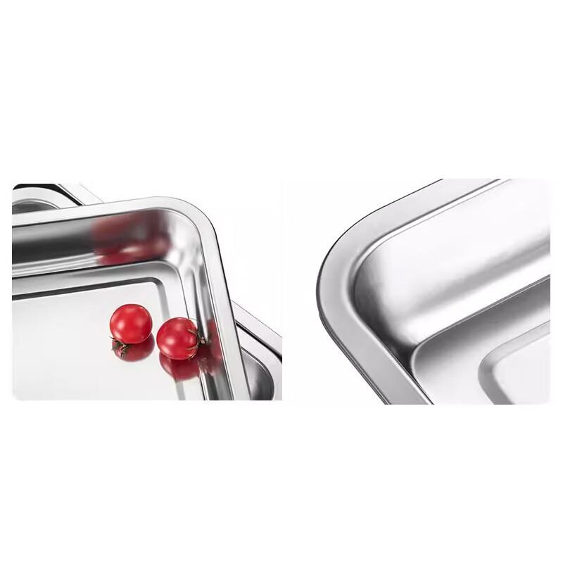 Su Shi 304 Stainless Steel Flat Square Tray