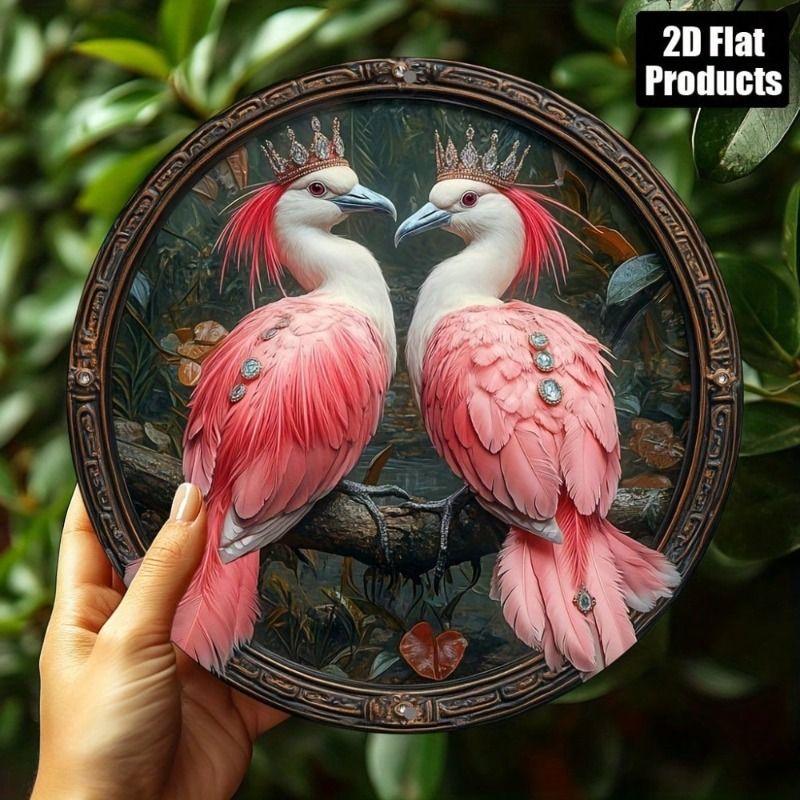 Metal Tin Sign 2D Wall Art Home Decor Flat Hanging Decorative Plaque