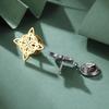 Hollow Witch Knot Brooches Stainless Steel Suit Badge Pins for Women Men Protection Amulet Accessories Witchcraft Jewelry Gifts