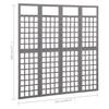 Vidaxl 4-Panel Room Divider/Trellis, Fir Wood, 161X180 Cm