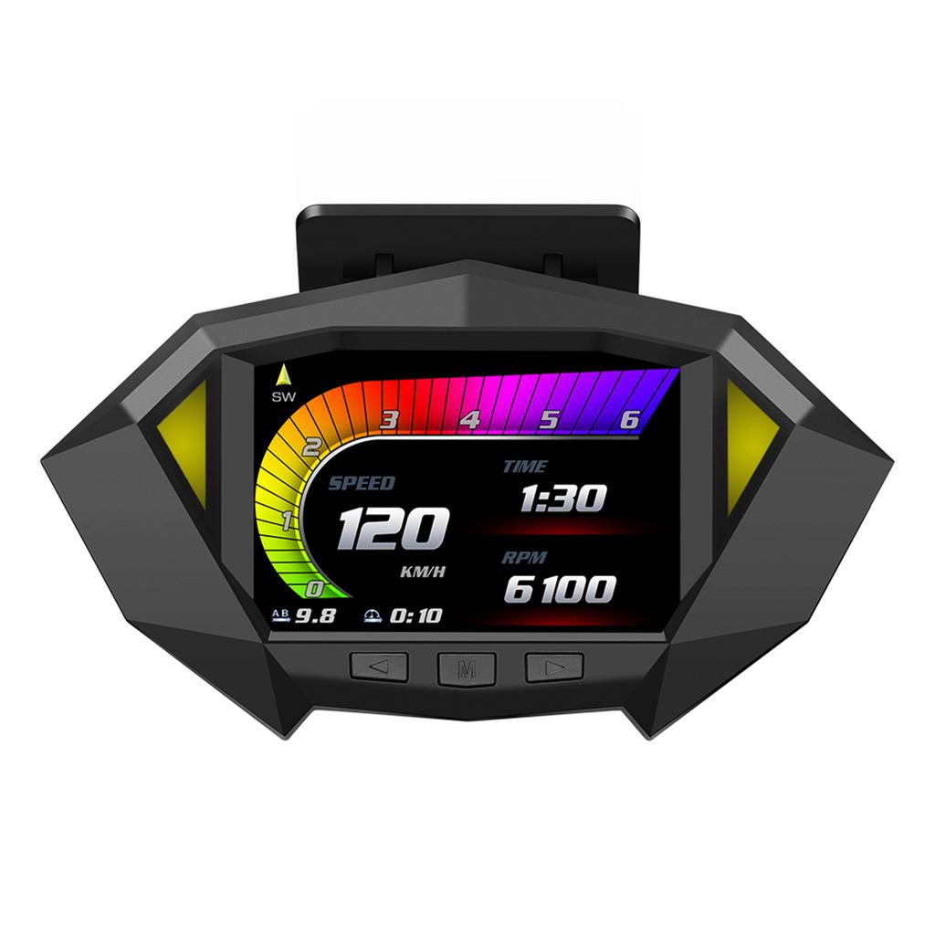 Smart Car Inclinometer   Tilt Meter Digital   GPS Speed Meter OBD Speedometer Display Speed, Voltage, Water temperature Roll Angle, 