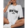 Shirts for Women 1968 The New York Is Young Women Tshirts Oversize Creativity Streettshirt Short Sleeve Clothes Graphic T Shirts