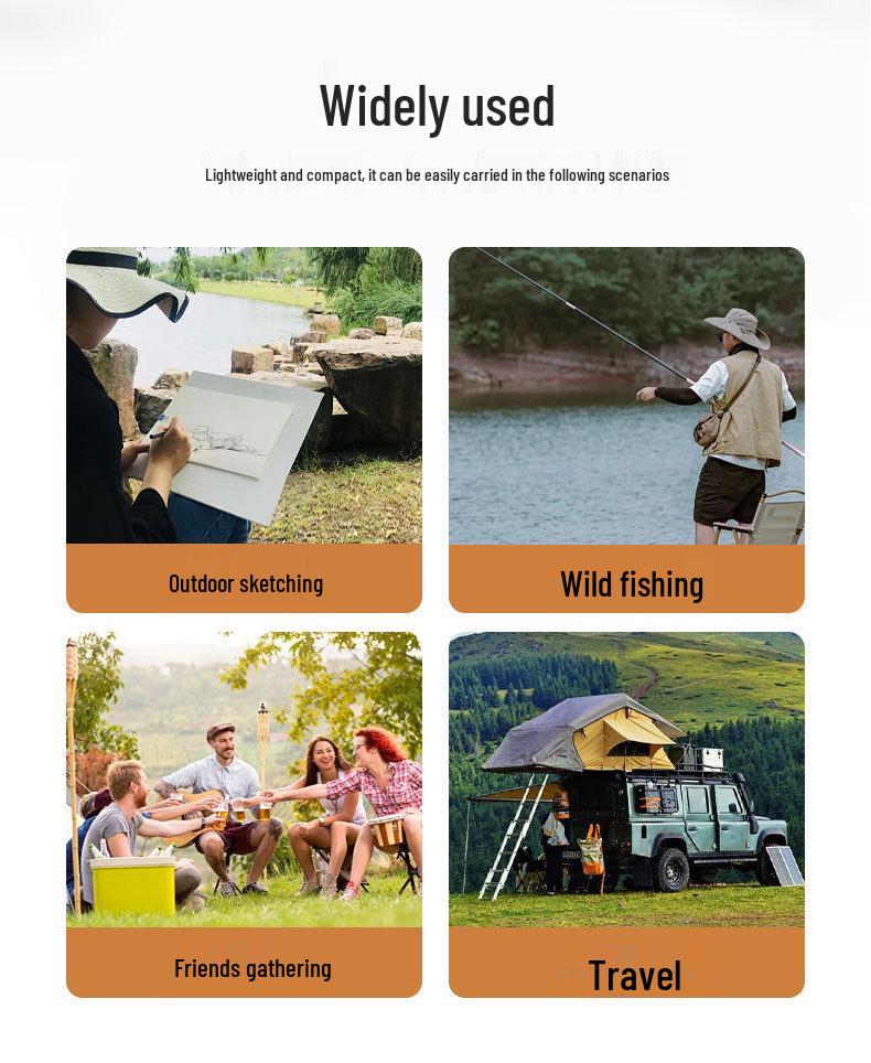 Wow Custom Folding Outdoor Chair: Perfect for Camping, Fishing, Picnics, and Beach Trips