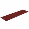 VidaXL Tapis d'escalier autocollants 15 pièces 76 x 20 cm Rouge bordeaux Rectangulaire 326928