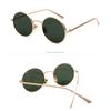 Charm Metal Korean Punk Style Fashion Damen Retro Herren Sonnenbrille Rundrahmen Persönlichkeit Harajuku Style