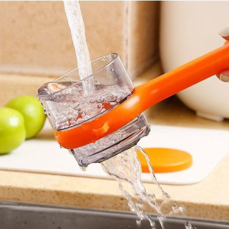 Orange 1Pcs Multi Functional Peeling Knife Na Style Household Kitchen Fruit Peeler Fruit Peeler