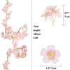 180CM Artificial Sakura Flowers Vine Garden Party Wedding Arch Bridal Decoration Home Room Decor Christmas Fake Plants Ornament