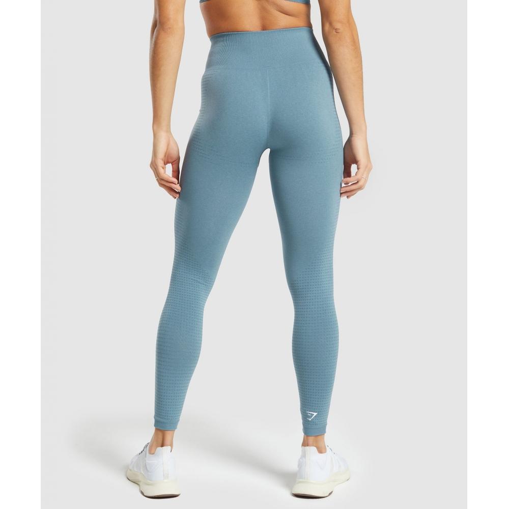 Gymshark Ombre Seamless Baby Blue Gymshark Leggings Gymshark Mid