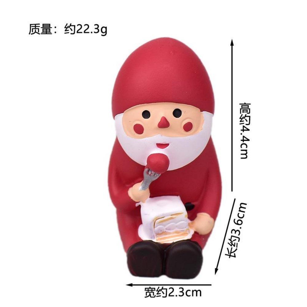 Japan Zakka Frohe Weihnachten Japan Deko Bücherregal Dekoration Szene Sammlerstück Wohndekor Kunstharz Handwerk Japan Miniatur Ornamente