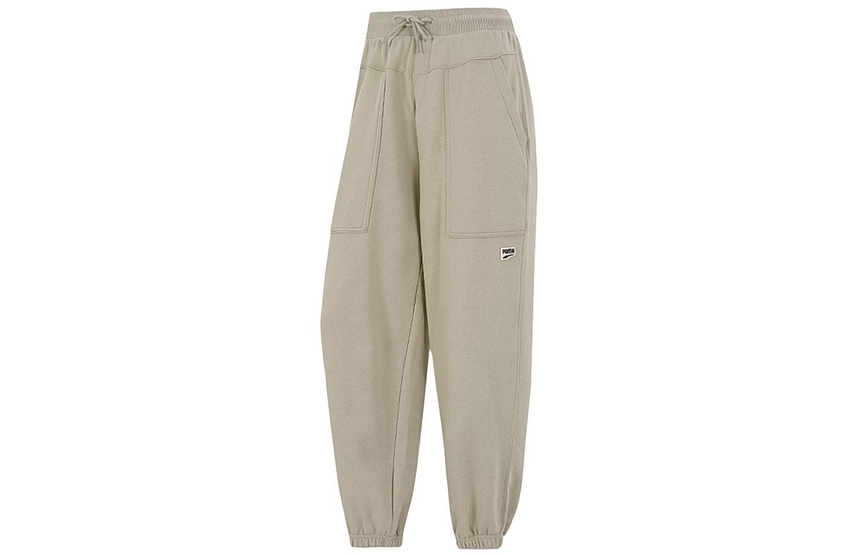 PUMA Sports Pants Women s Khaki Moderate 533054-42 M