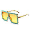 Fashion Oversized Sunglasses With Uv400 Protection For Summer Outdoor Wear