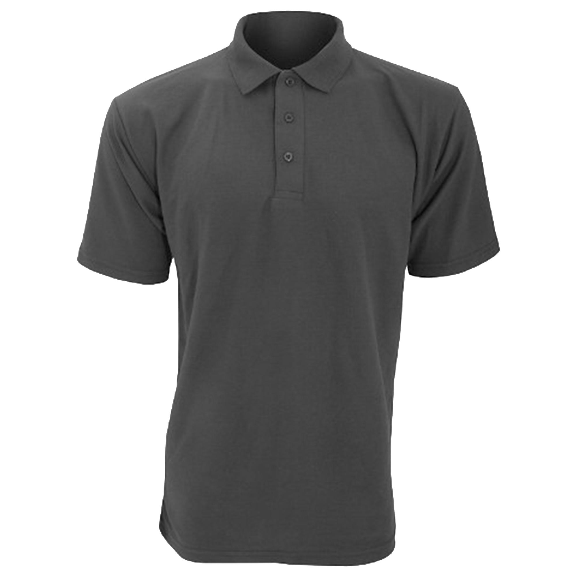 Ultimate Clothing Collection UCC 50/50 effen piqué poloshirt met korte mouwen voor heren 2XL
