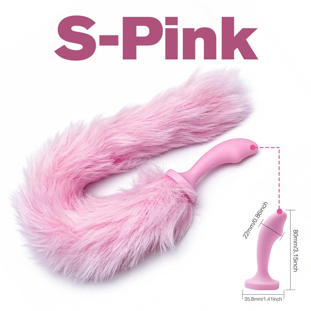 Sexy Fox Tail Anal Plug Cute Tail Silica Gel Easy Cleaning soft comfortable portable for Beginner Couple Toy great gift