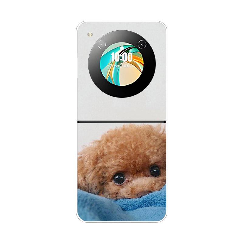 Hülle Für ZTE Nubia Flip NX724J Fundas Transparent Hart Faltbar Stoßfest Bumper Für ZTE Libero Flip 5G Nubia Flip2 Klare Abdeckung For ZTE nubia Flip 2