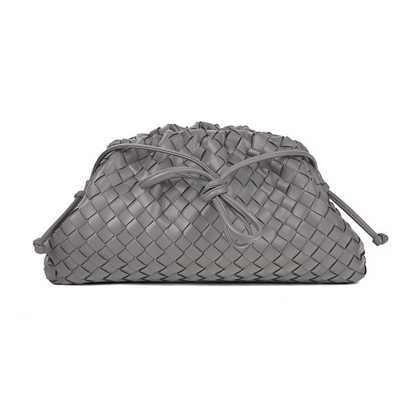 Large Capacity Woven Cloud Clutch Bag