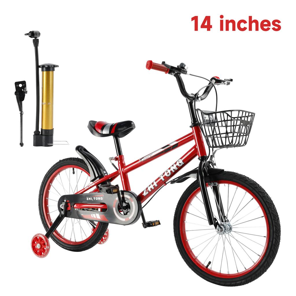 14 inches Kid's Bike Child Bicycle Boys and Girls with auxiliary wheels