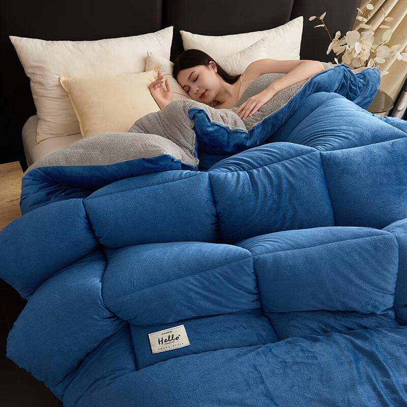 

LISM Double-Sided Lamb Plush Milk Velvet Winter Quilt