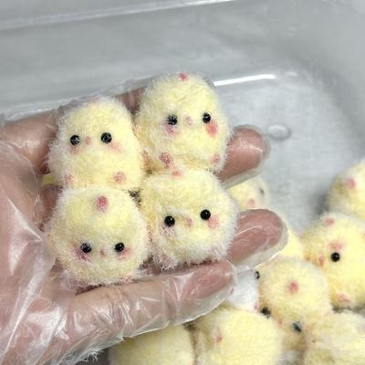 Squishy Poulet en Silicone: Poussin artisanal fait main, Jouet amusant anti-stress – Jouet en peluche fidget viral de TikTok