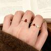 Chinese Drip Oil Gourd Open Ring - Elegant & Versatile Handcrafted Jewelry