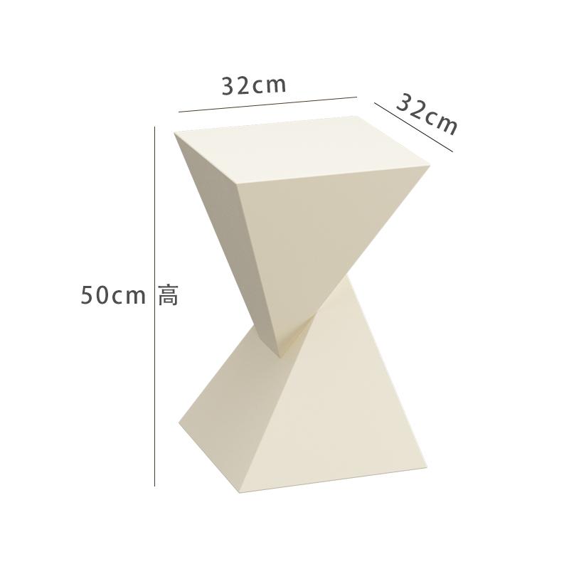 Metal Luxury Sofa Side Table  Minimalist Bedroom Nightstand  Stain-Resistant Geometric Tea Table  Modern Corner Stand