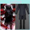 Elegante Fantasia de Corpo Inteiro de Kaneki Ken de Tokyo Ghoul Com Design Moderno Perfeita Para o Halloween e Festas Temáticas
