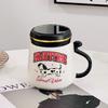 Cute Cartoon Animal with Lid with Lid with Lid with High Temperature Resistance and High Appearance Ceramic Cup Souvenir Gift Mug