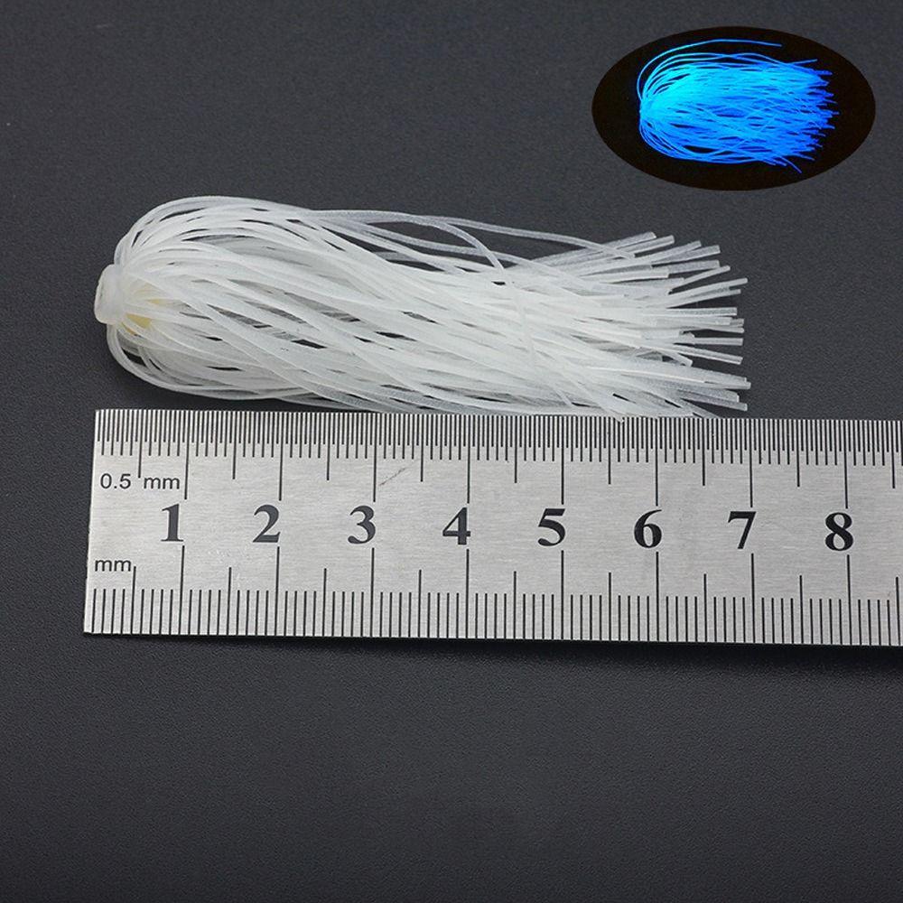 

88 прядей силиконовые юбки для приманок светящиеся силиконовые юбки для джиг-головок сделай сам спиннербейты синий