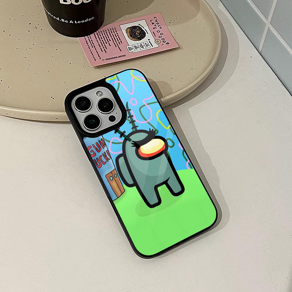 

A-Amongse Us Phone Case for Iphone 17 16 15 14 Air 13 12 11 Pro Max Mini Plus Fundas Shell PC+TPU Cover iPhone17