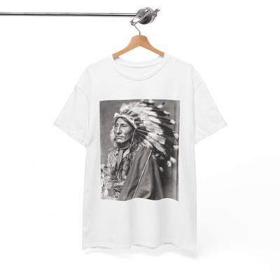 Native American Sitting Bull Indian T-shirt Stolthet Ny Unisex Tung Bomulls-Tee Unisex T-shirt