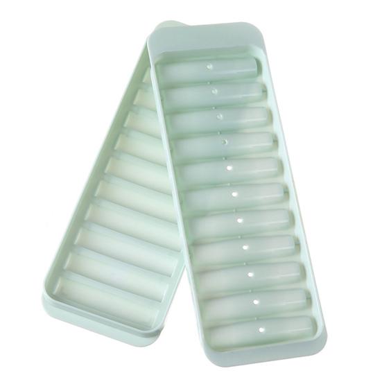 

Форма для лотка для ледяных палочек с крышкой, пищевой класс, легко снимается, не содержит BPA, напитки, виски, коктейли, длинная полоса, форма для изготовления кубиков льда, кухонные принадлежности зелёный