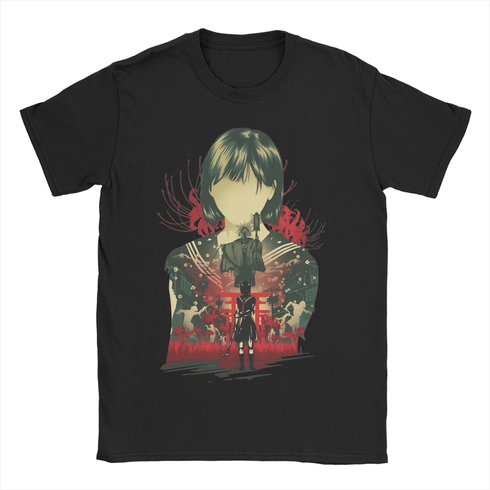 

Silent hill f Shimizu Hinako Гра Чоловіки Жінки Футболка Футболка З коротким рукавом Круглий виріз Футболка 100% Бавовна Літній одяг S