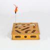 Cat self-entertainment gadget, pet educational digging toy, game maze box, cat teaser stick, track bell ball