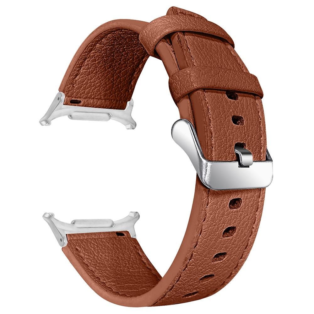 For Samsung Galaxy Watch Ultra 47mm Wrist Strap Genuine Cow Leather Smartwatch Band