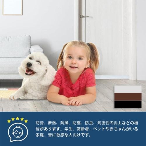 Syntelusa Door Bottom Gap Tape, Fills Gaps Under Doors, Soundproofing Tape, Draft Prevention Tape, Prevents Drafts, Reduces Noise, Soundproofs, Insect