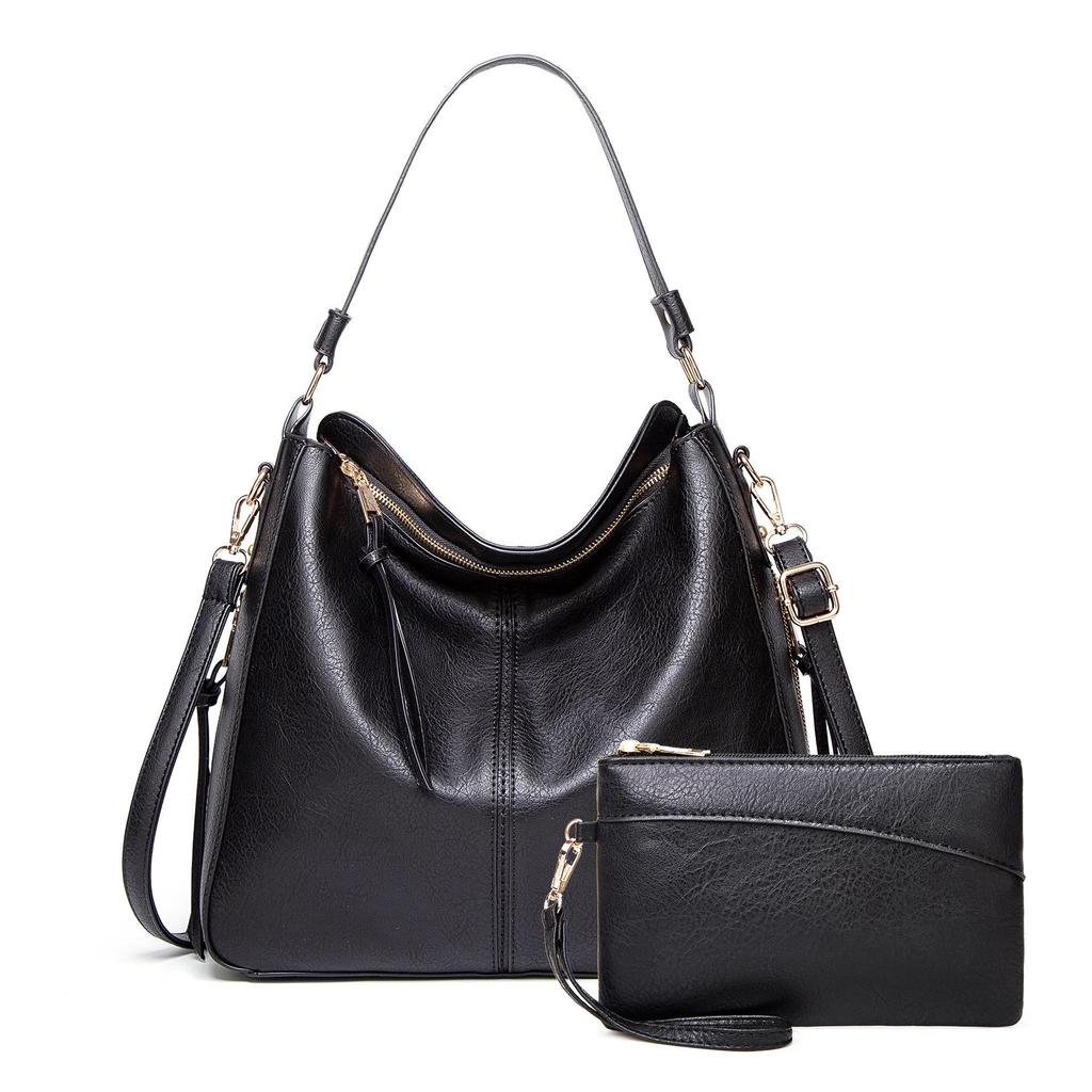 Women's Large Capacity Tote and Crossbody Bag - European & American Style