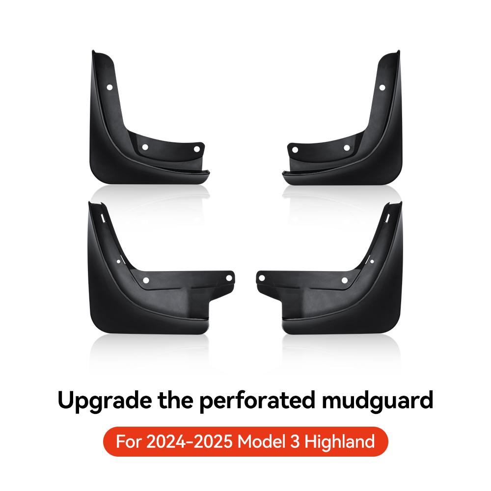 YZ For Tesla Model 3 Y Highland Juniper 2021-2025 Tesla Special Mudflaps No Need to Drill Holes Fender Protector Car Accessories
