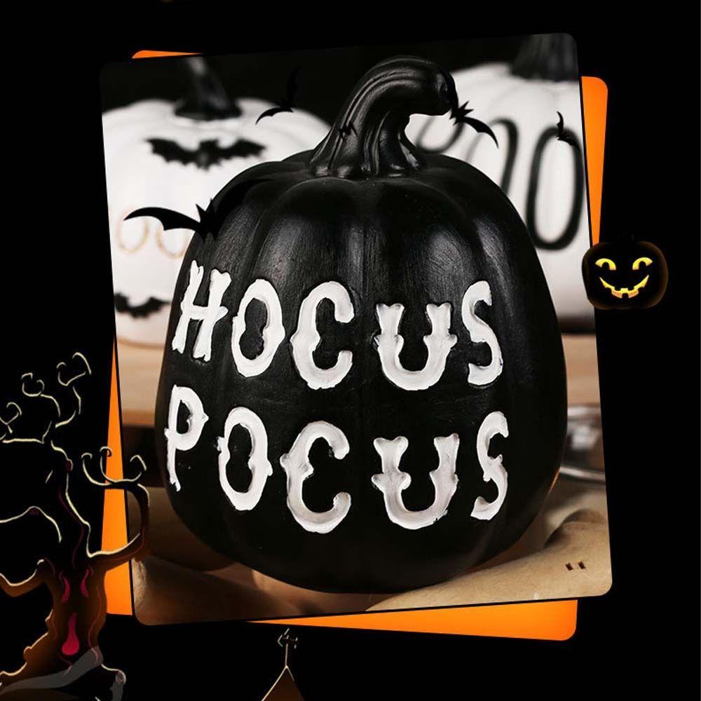 Cartoon Halloween Pumpkin Model DIY Handmade Craft Fake Pumpkins Model  Fall Harvest Decoration