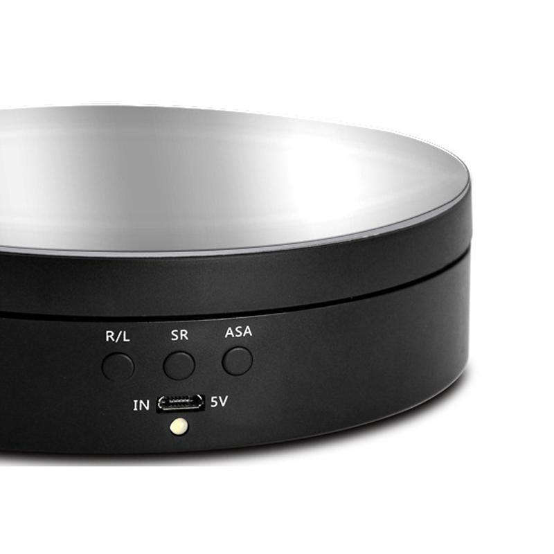 Rotating Display Stand Electric 3 Speed Level 360 Degree Rotating Turntable for Jewelry Short Video